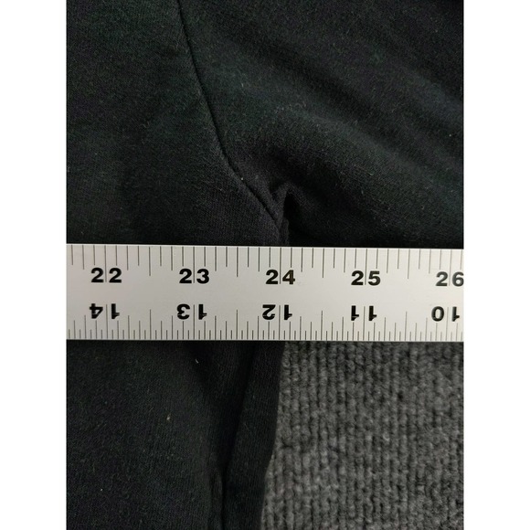 Mens 1/4 Zip Pullover Sweatshirt Embroidered Horse Racing Jockey 1904-2004 Black - Picture 9 of 10